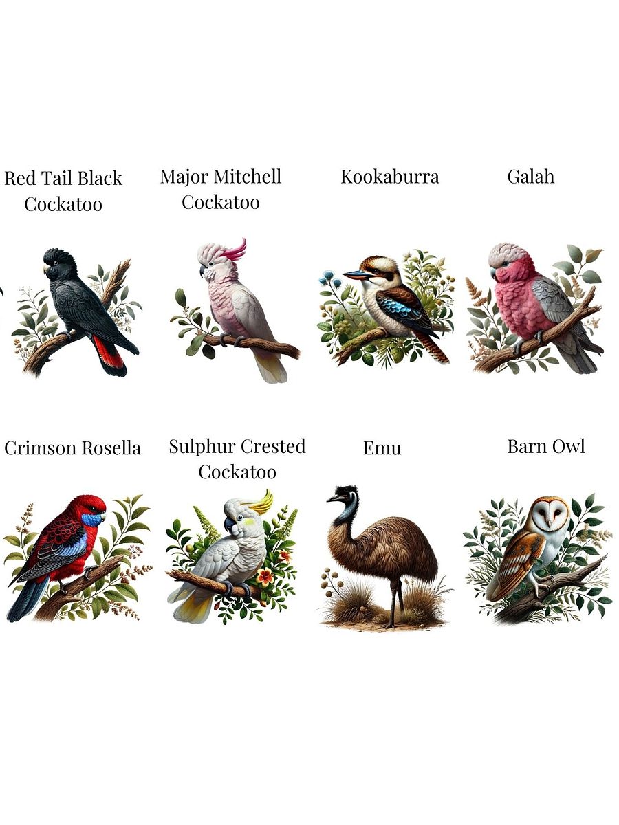 2025 Watercolor Birds Monthly Calendar – Elegant Bird Art for Nature Lovers product image (7)
