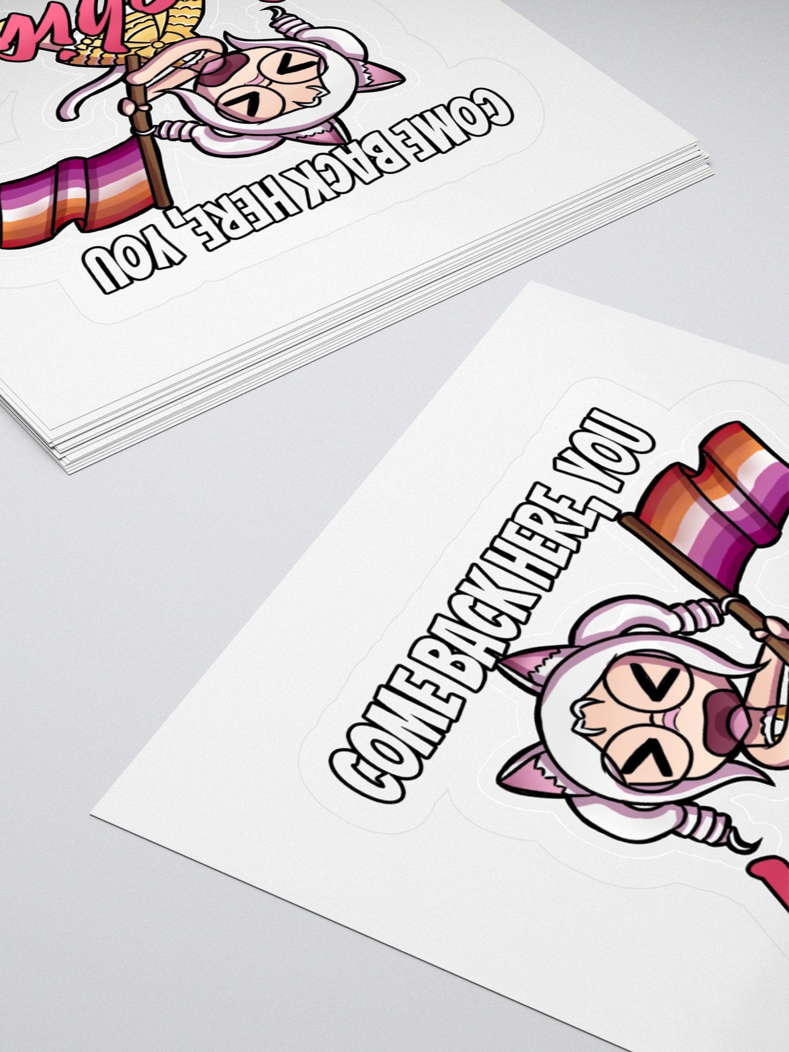 Sticker: Come Back Here, You LESBIAN product image (4)