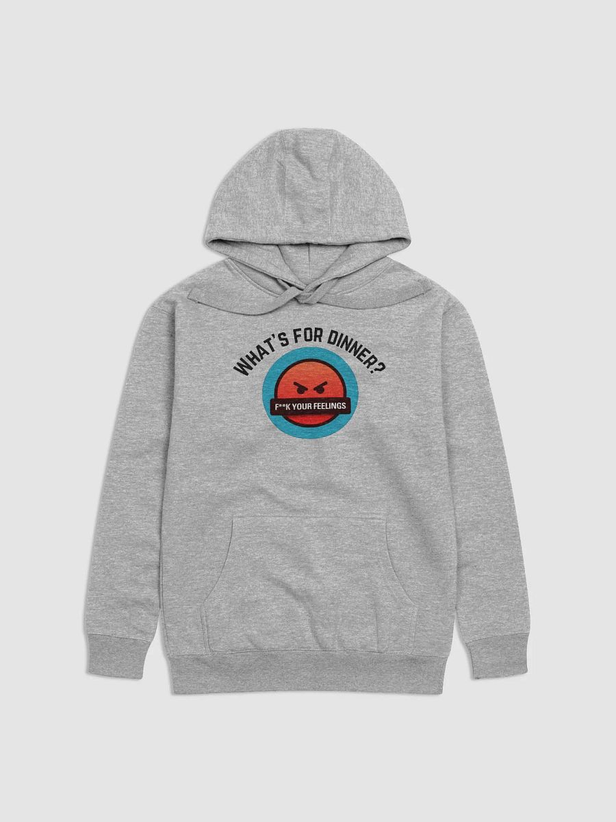 What's For Dinner Hoodie Black Text product image (1)