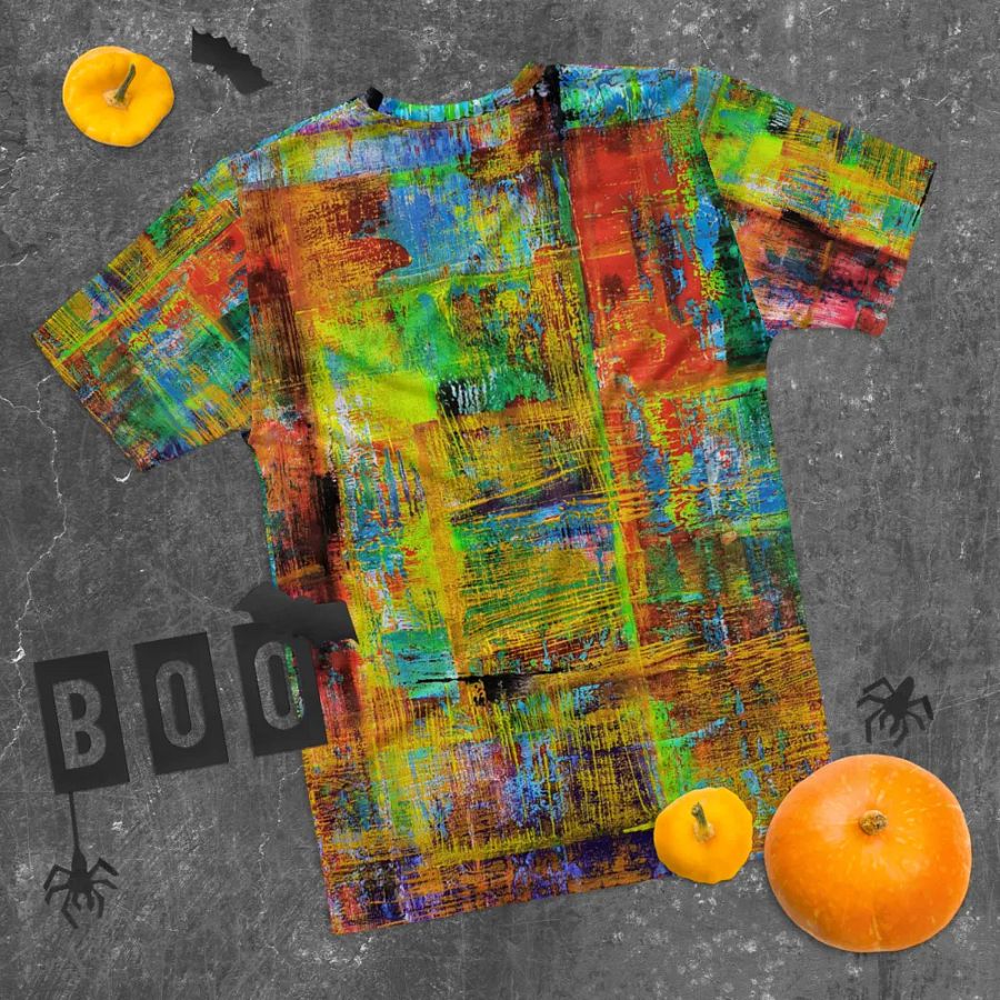 original artwork by b.reters, abstract squeegee technique printed on tshirt product image (10)