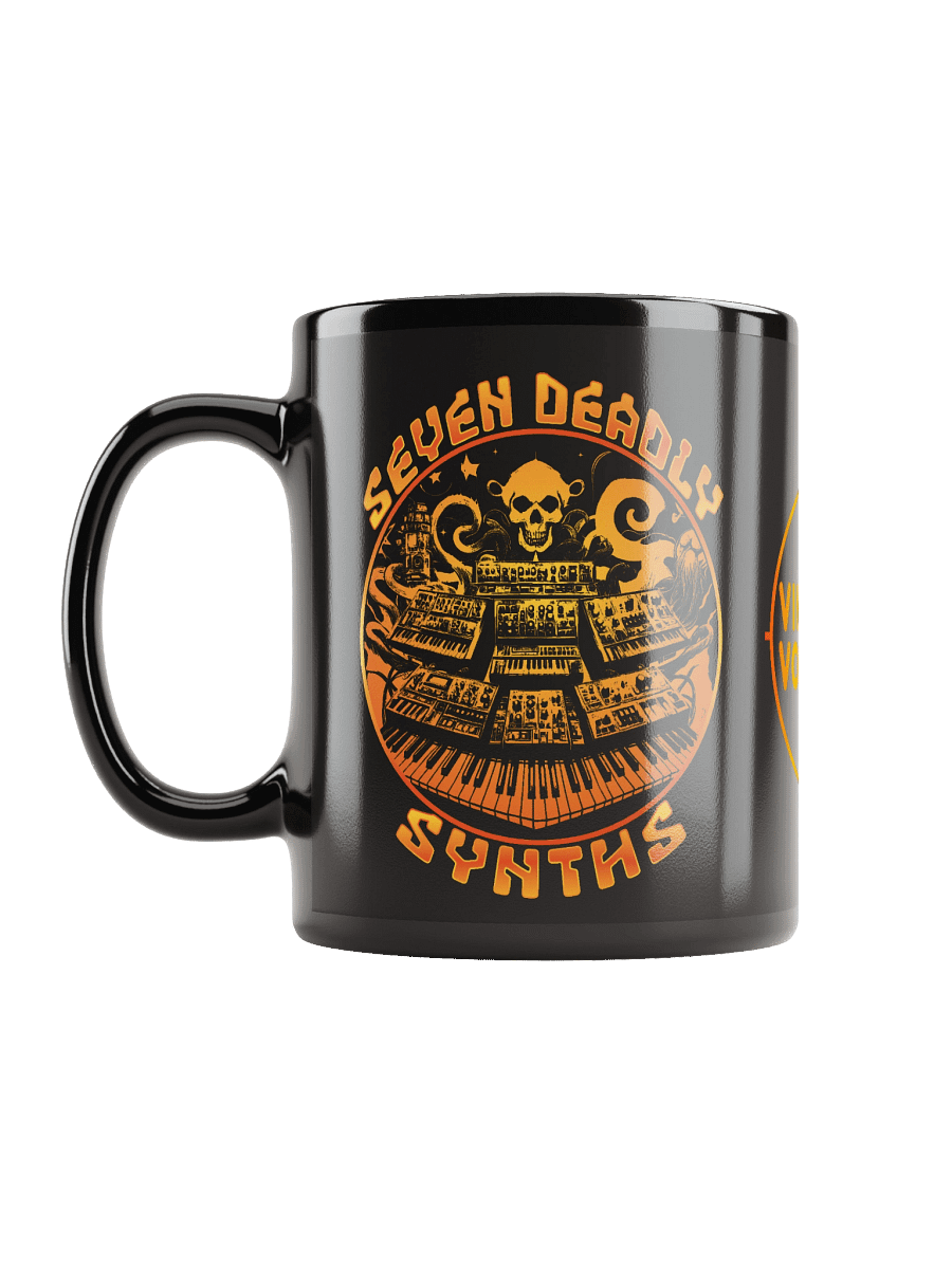 Synthesizer Collector Mug - Seven Deadly Synths (7 Synthesis Techniques) product image (8)