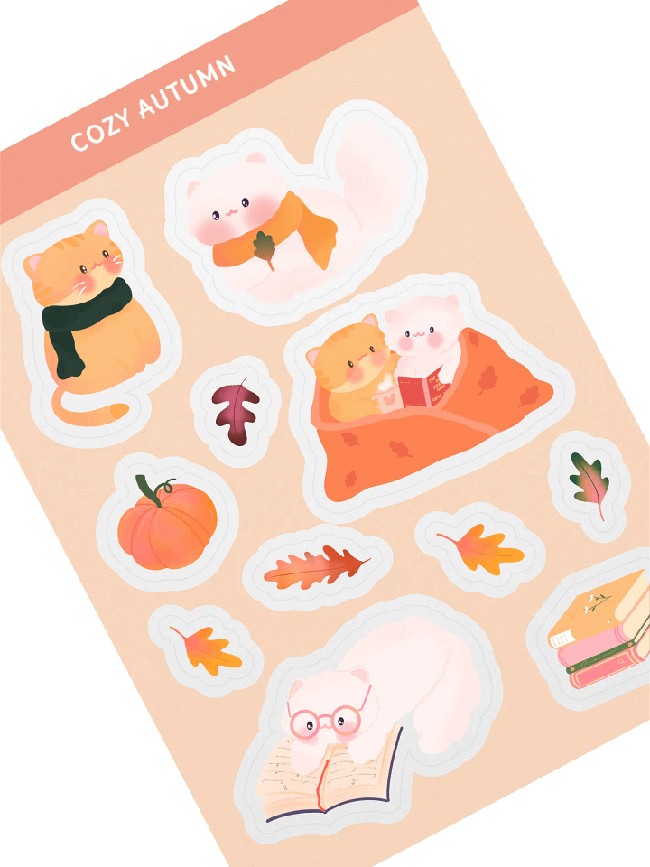 Cozy Autumn Sticker Sheet product image (1)