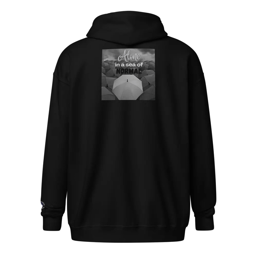 Alone in a Sea of Normal Hoodie product image (2)