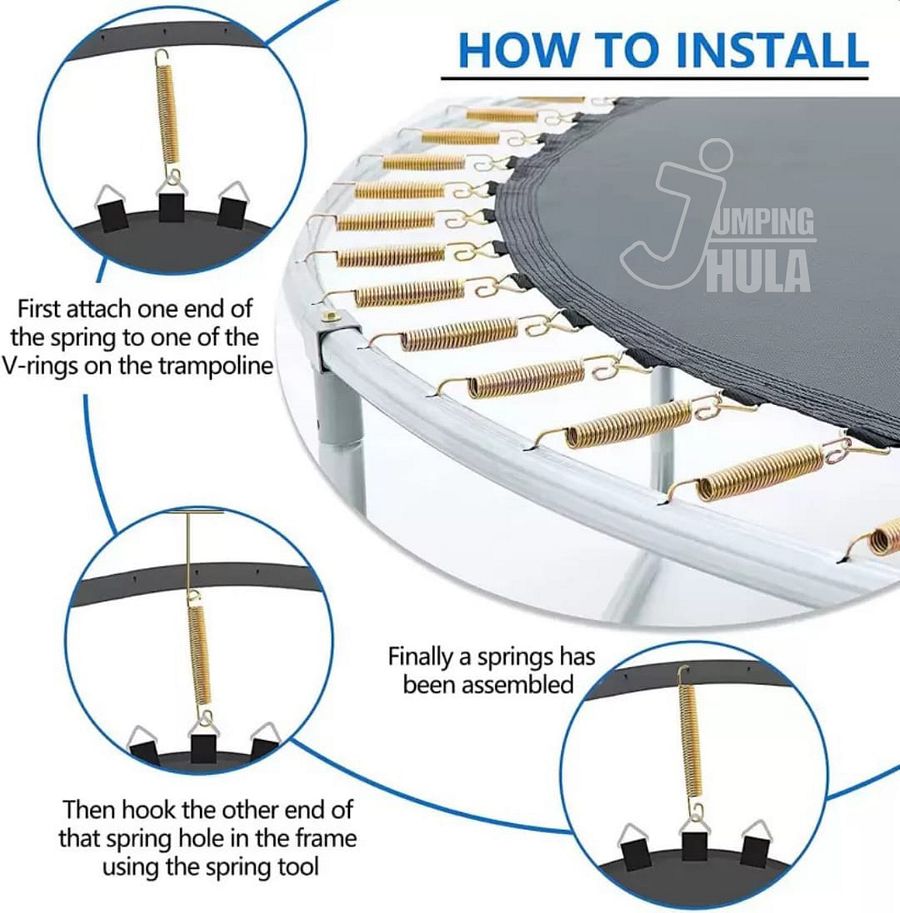 7 inch Trampoline Spring (Pack of 10) product image (4)