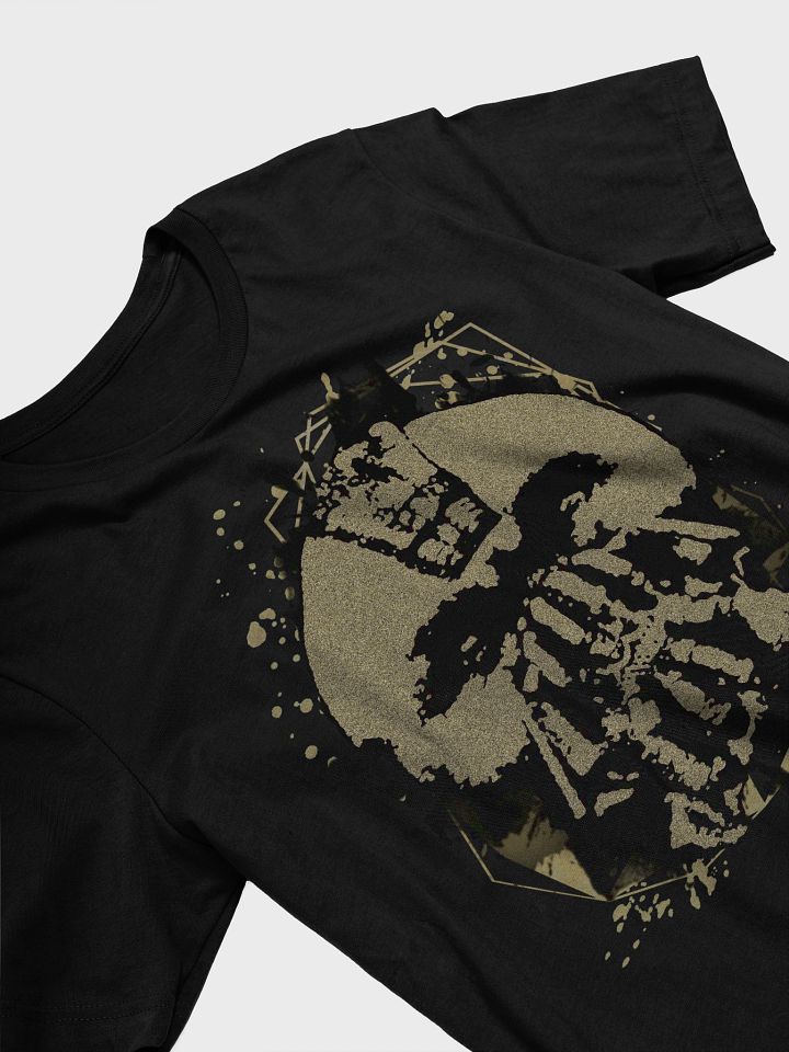Bane Mask Batman T-Shirt. Black and gold sand art. product image (2)