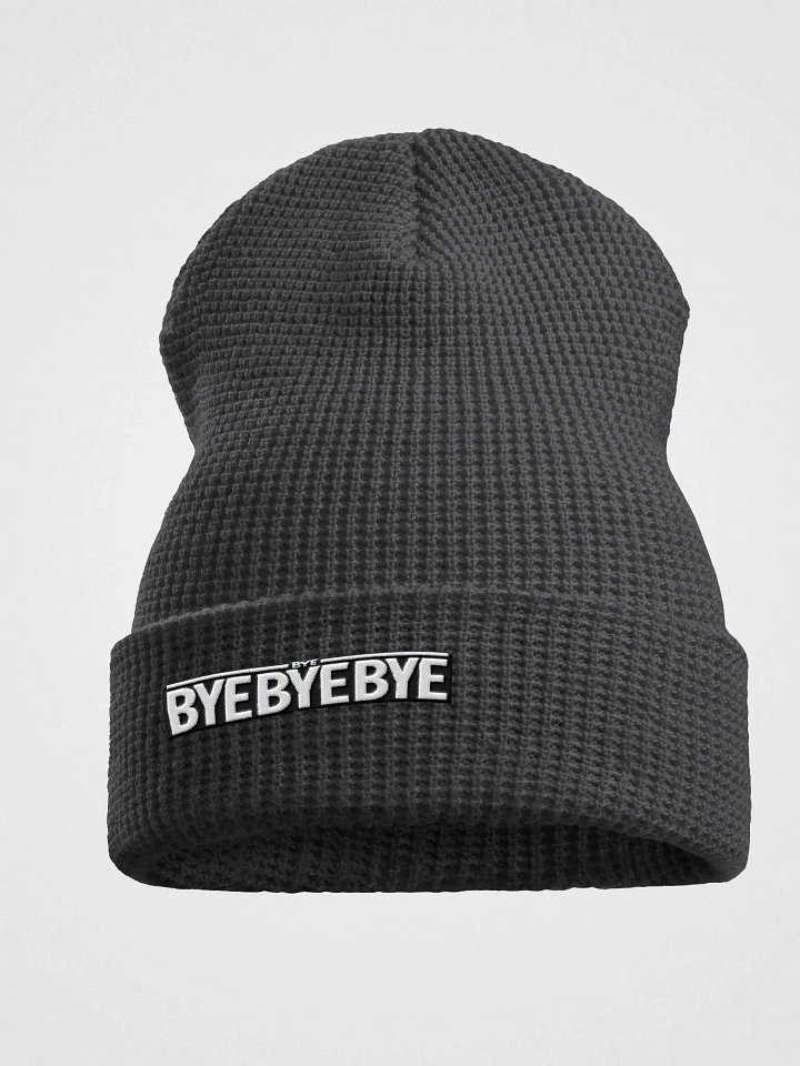 ByeByeBye Waffle Knit Beanie product image (1)