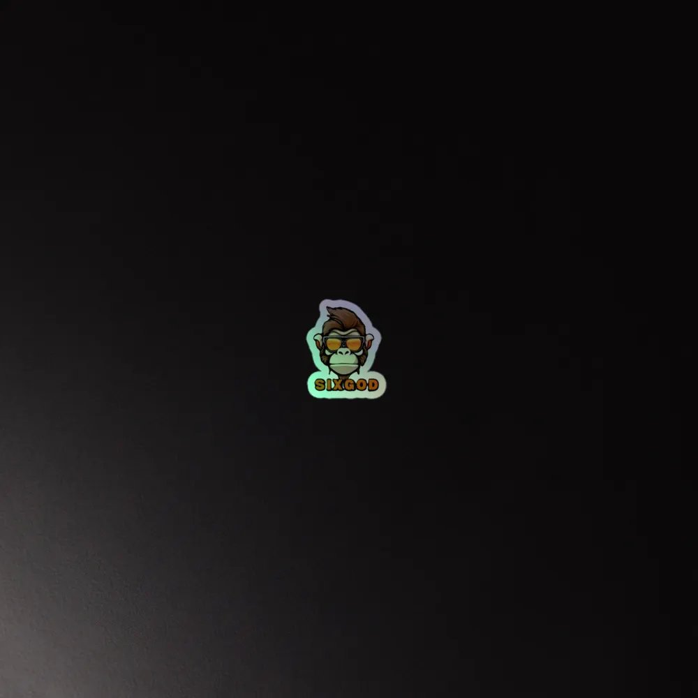 SixGod Holographic Monkey Sticker Set product image (4)