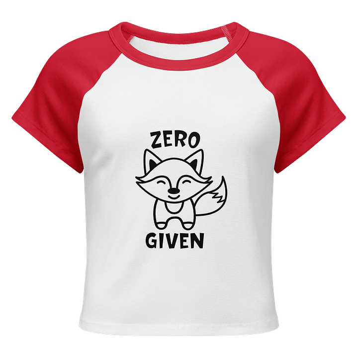 Obsidian Elegance Raglan Tee ( Zero x Given) product image (1)