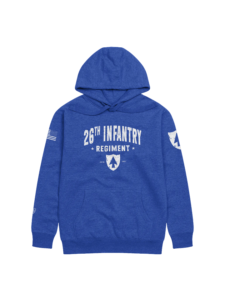 26th Infantry Regiment - Blue Spaders "Distressed" Hoodie product image (6)