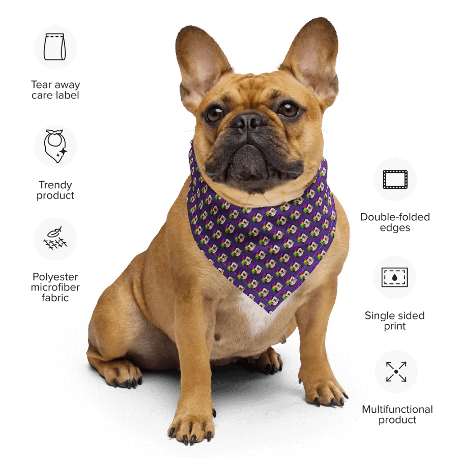 Hybrid Pride Bandana (Purple) product image (6)