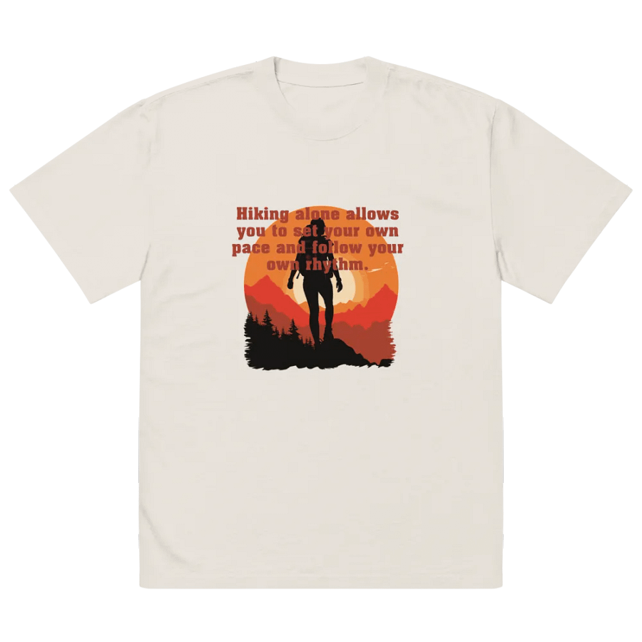 Hiking alone allows you to set your own pace and follow your own rhythm. product image (3)