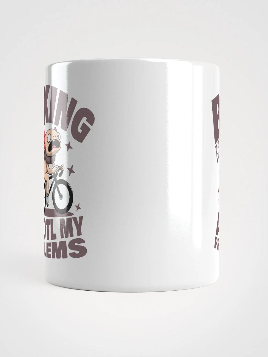 Biking Solves Alotl My Problems – Funny Axolotl Cycling Mug for Bike Lovers product image (5)