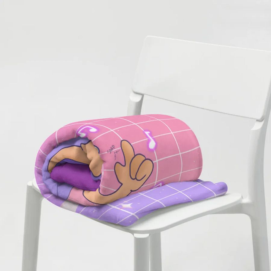 Vaporwave Garf Blankie product image (7)