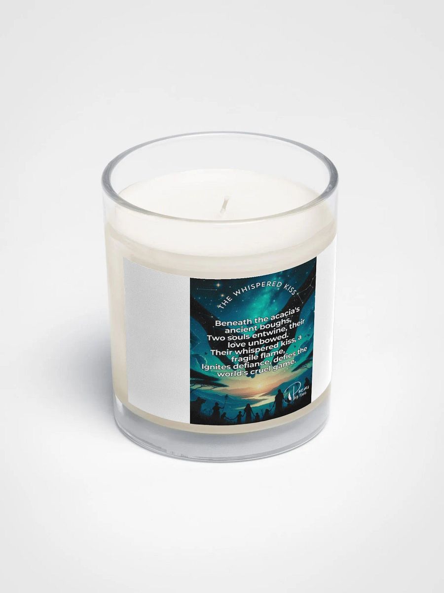 The Whispered Kiss Poetry Candle. Africa Pride 2024. LGBTQ Gay Pride product image (2)