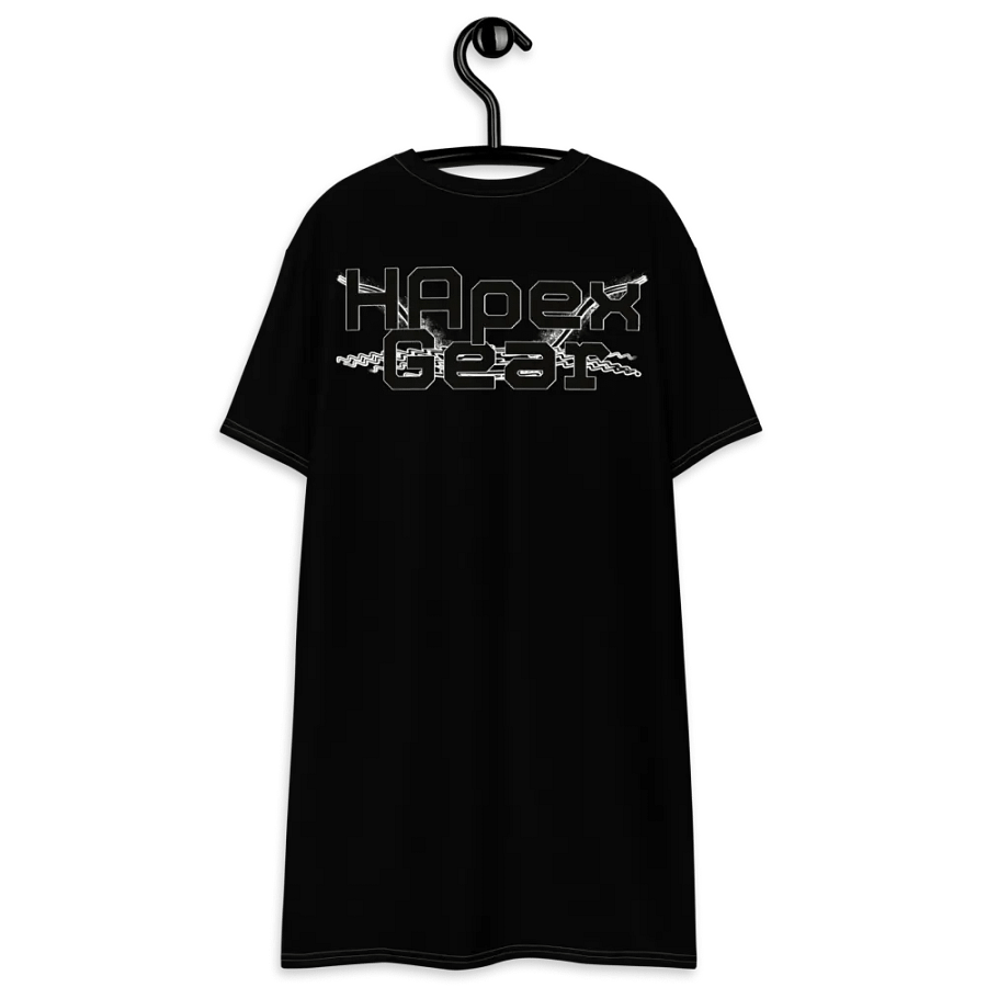 T-Shirt Dress - Black - Black HApex Gear Black Logo product image (8)