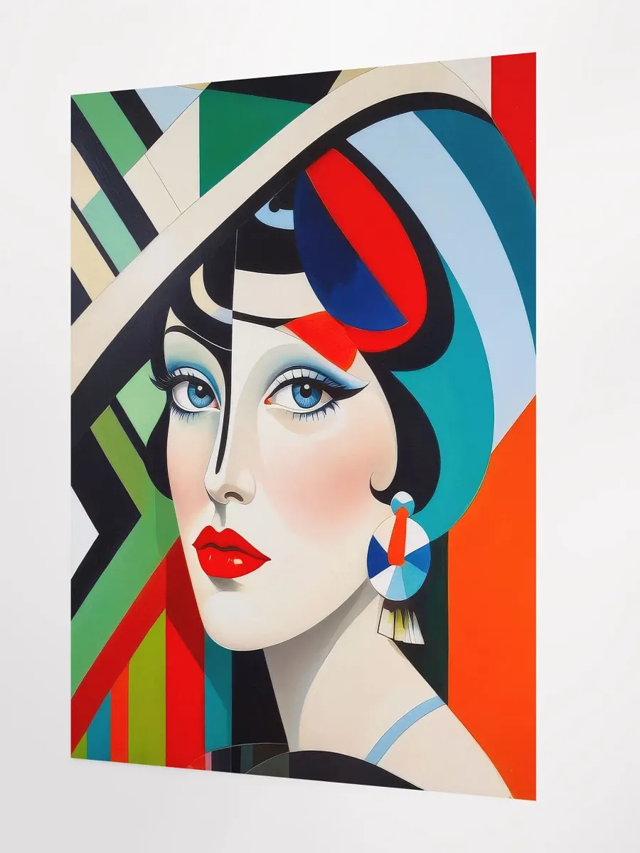 Vibrant Suzy - Flapper Girl Poster - Medium Size 18x24 Inches product image (2)