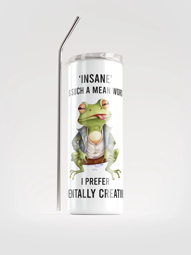 Mentally Creative Frog Tumbler: Embrace Your Unique Perspective!