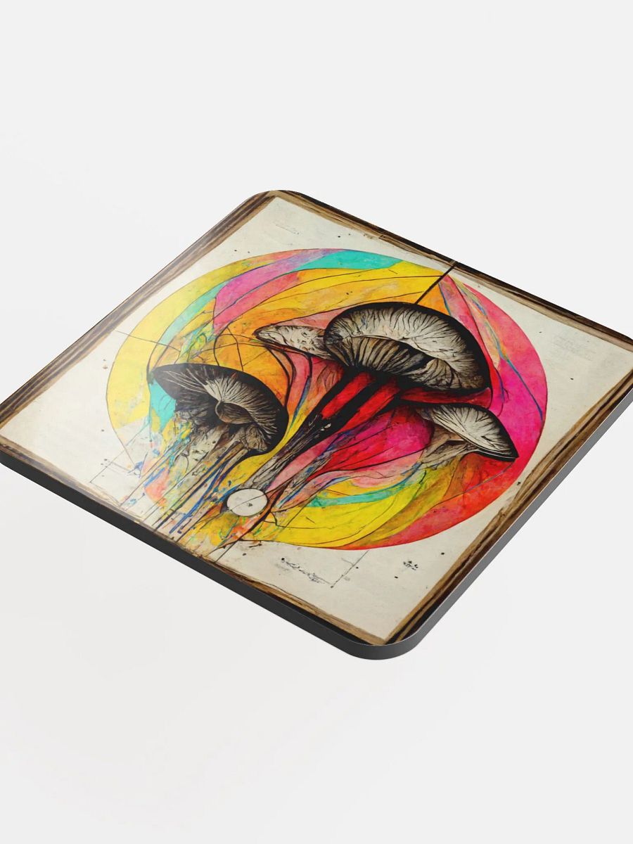 Psychedelic Shrooms Cork Coaster product image (4)