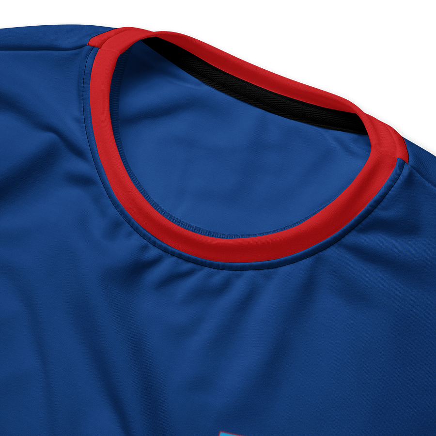 Retro Music Color Block Crewneck - Blue product image (4)