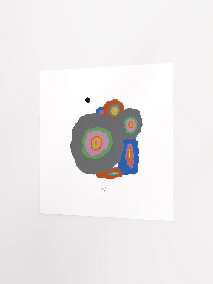 Abstract Stones Square Matte Print product image (9)