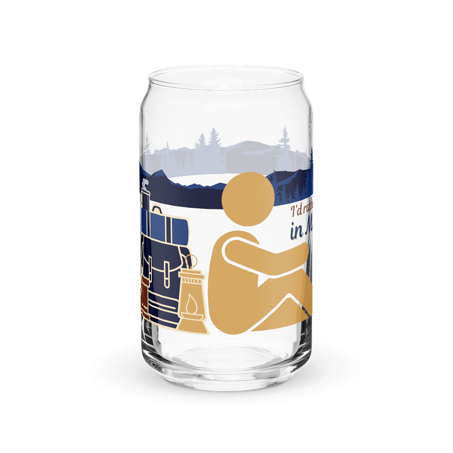 I'd Rather Be Can Shaped Glass product image (2)