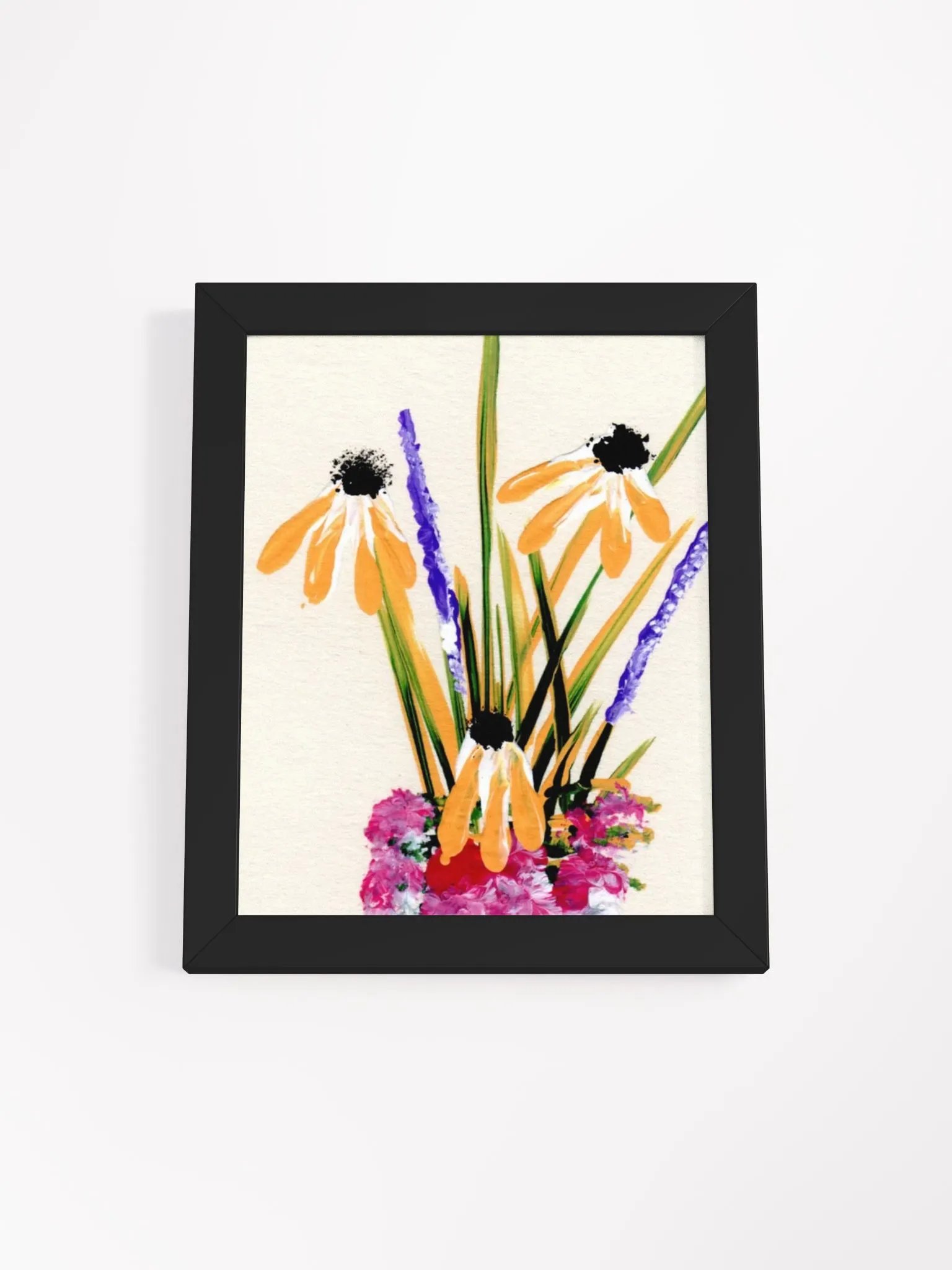 Vibrant Floral Symphony Matte Poster product image (4)