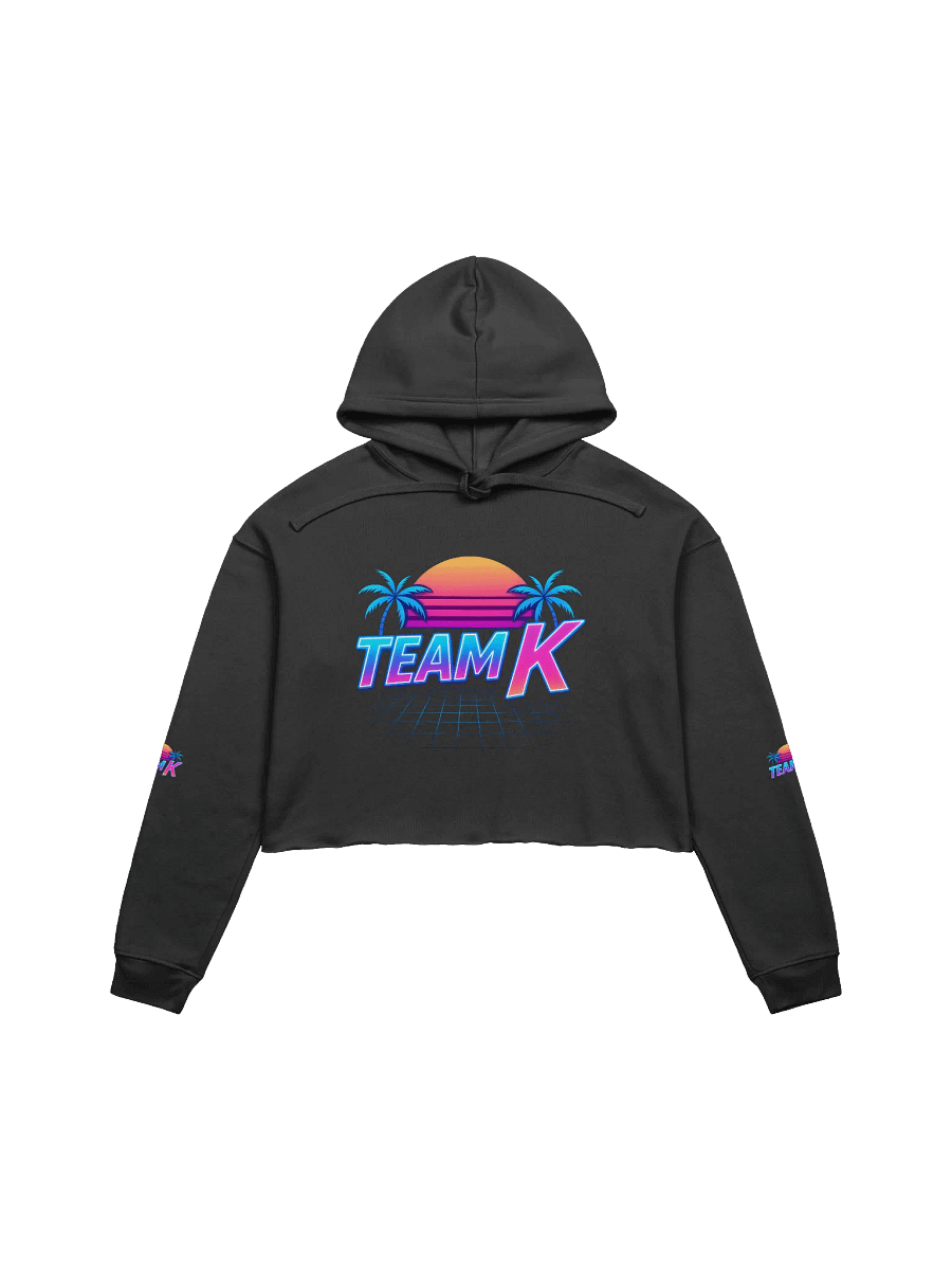 Team K 1980's Crop Hoodie product image (3)