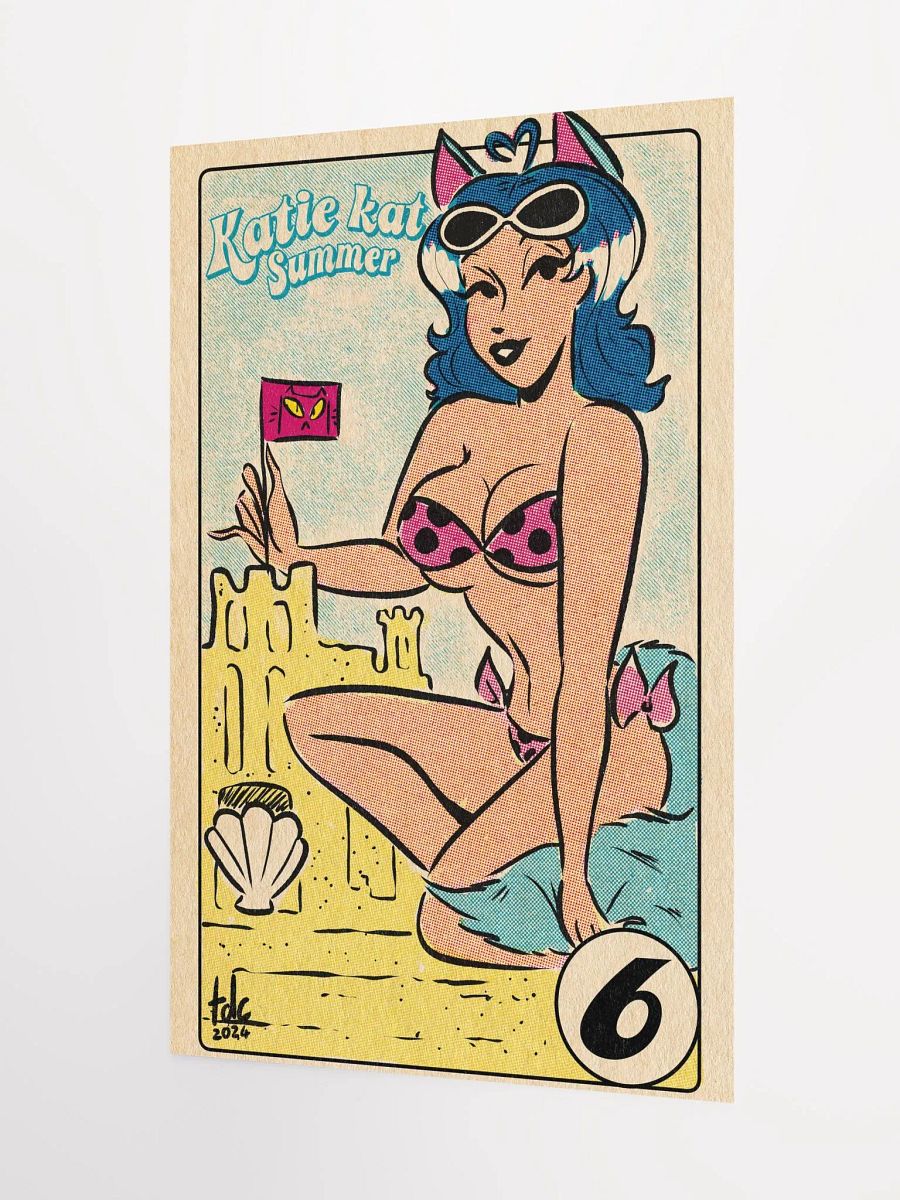 Retro Summer Card -Print product image (3)