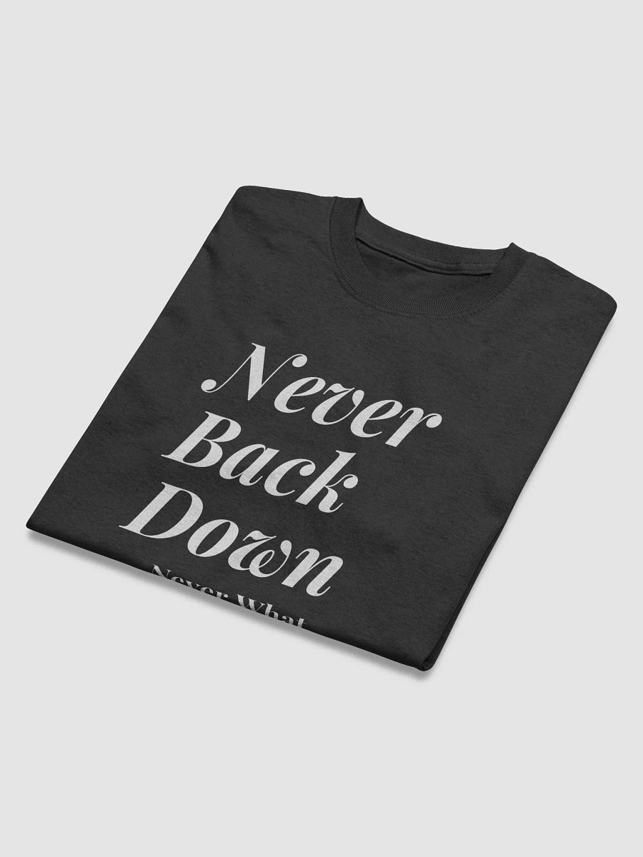 Never Back Down, Never Give Up Reversable T-Shirt product image (4)