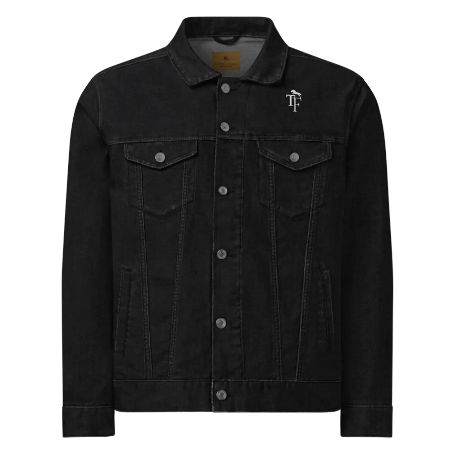 Pixelated Monochrome Denim Jacket product image (1)