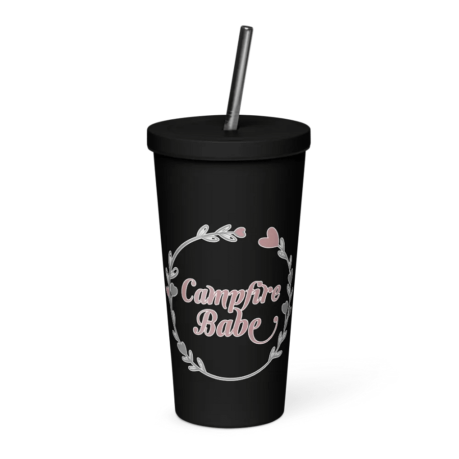 Campfire Babe Wreath Insulated Tumbler product image (4)