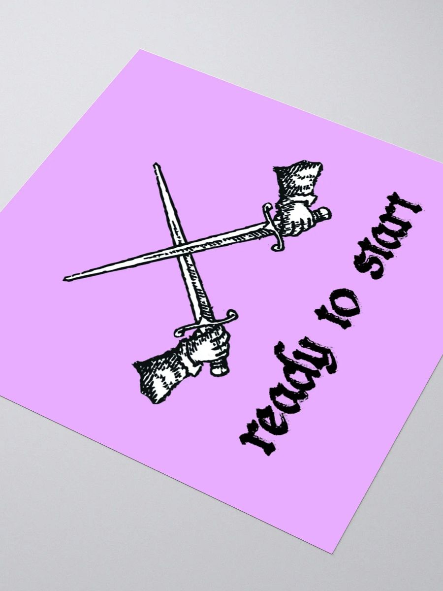 Ready To Start Sticker product image (3)