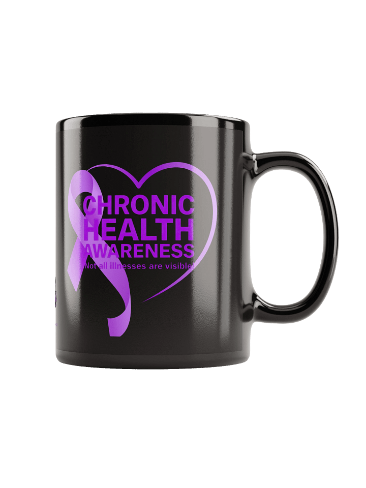 Chronic Health awareness Mug in black product image (1)