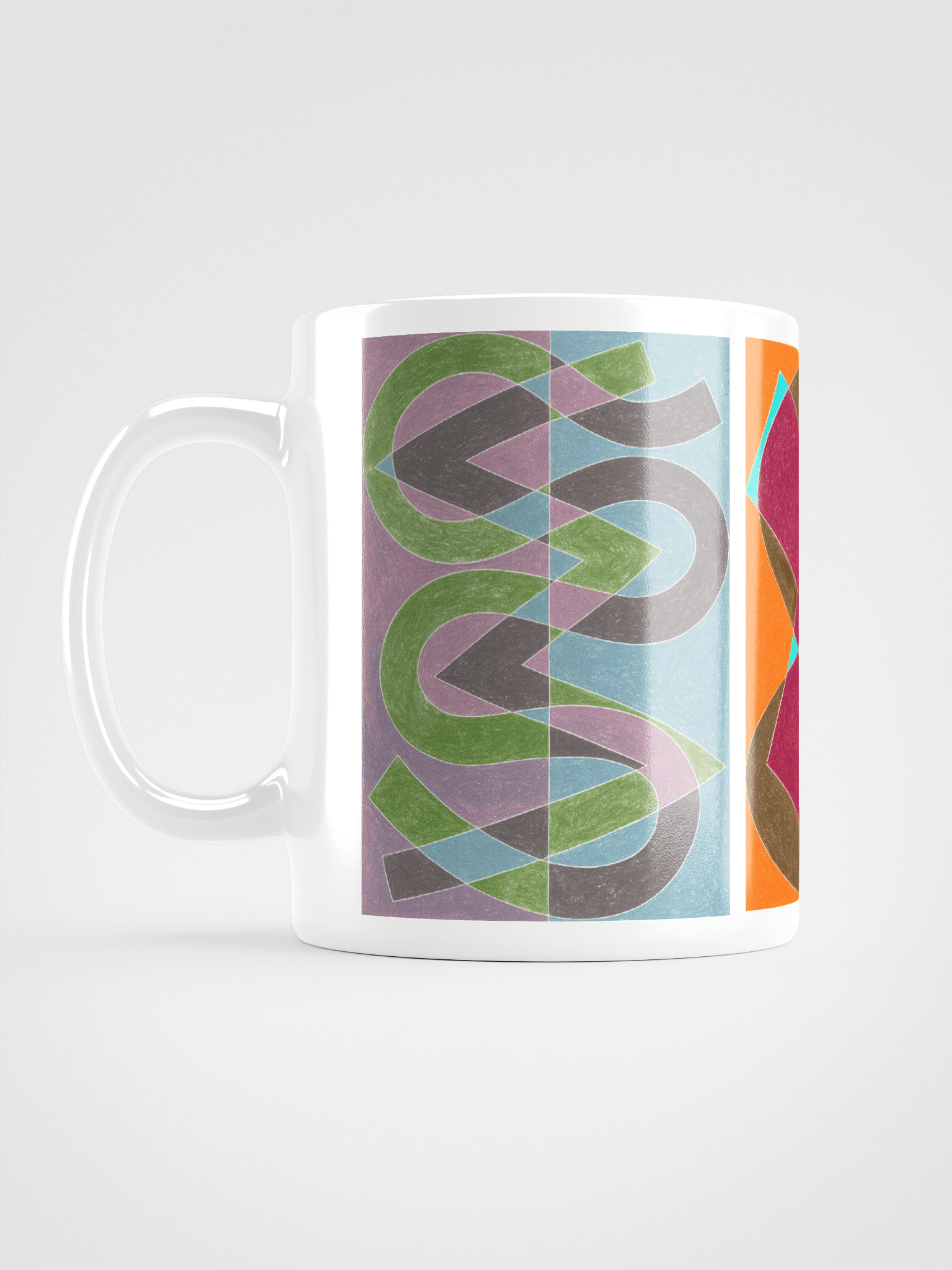 Prismacolors #1, 2 & 3 (2021) on White Glossy Mug product image (1)