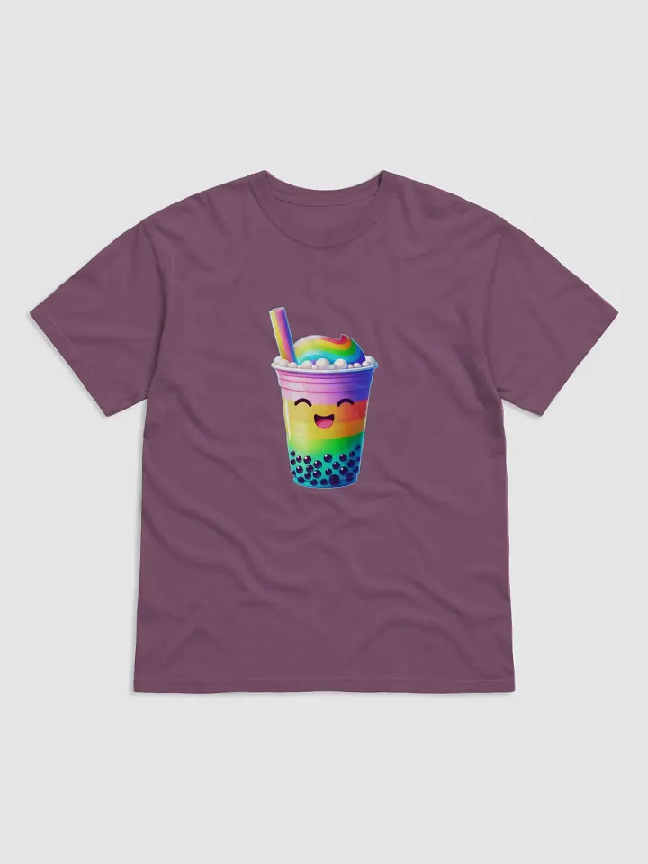 Rainbow Bubble Tea Happiness T-Shirt product image (2)
