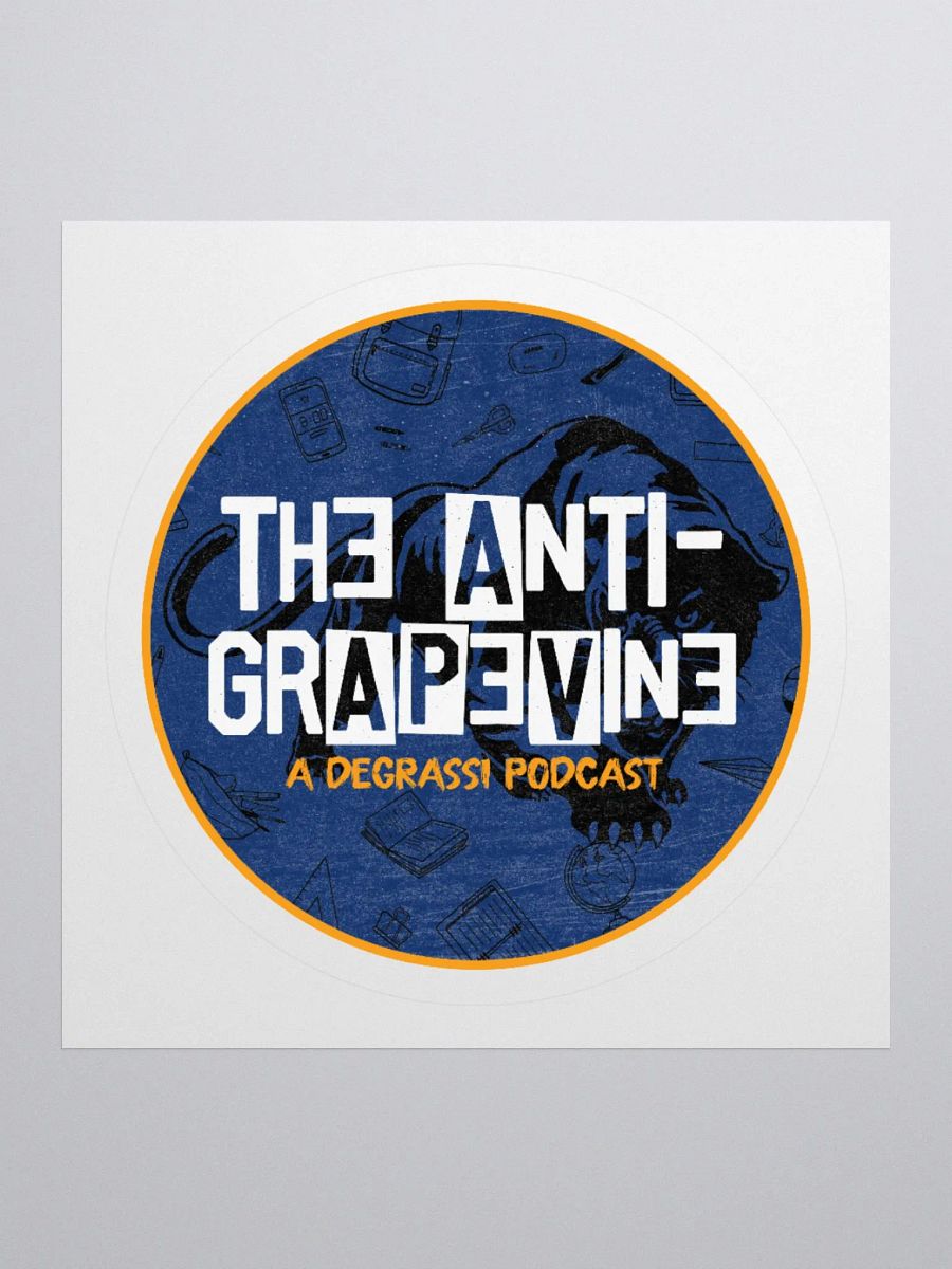 Anit-Grapevine Circle Logo Sticker product image (3)