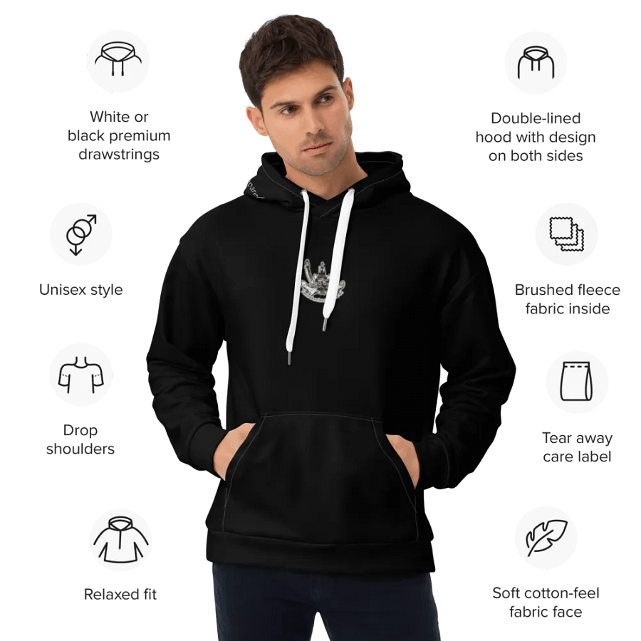 Black Anchor Hoodie product image (11)