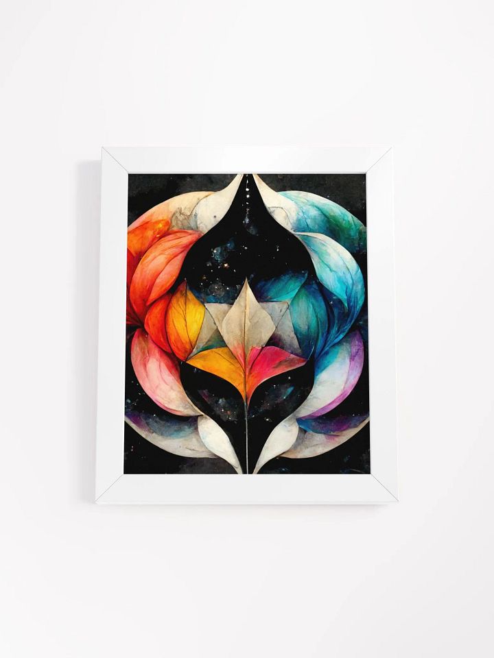 Symmetry in Bloom Framed Poster product image (1)