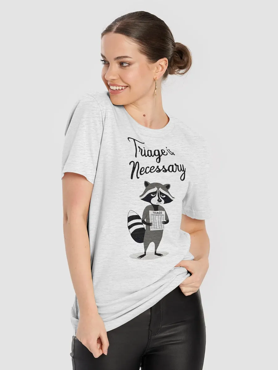 Raccoon Triage T-shirt, Wildlife Vet Tech Gift, Wildlife Rehabber T-shirt product image (5)