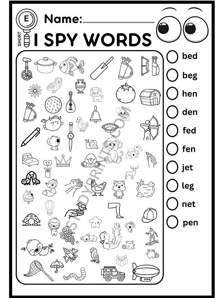 i spy worksheets for kids printable product image (2)
