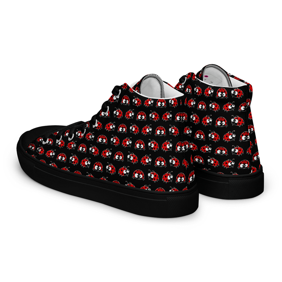 KittyPat's Ladybug Black High Tops product image (5)