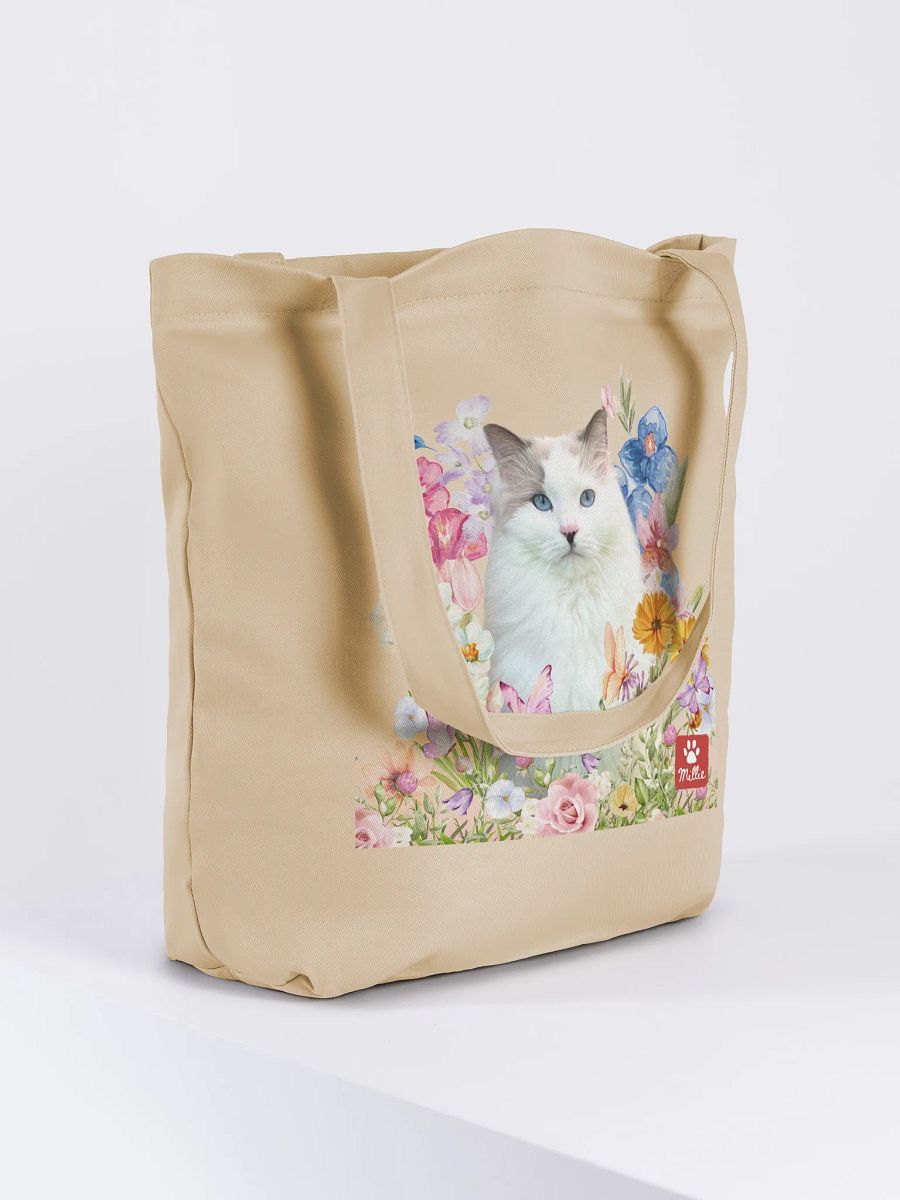 🌸 Limited Edition Spring Eco Tote – Featuring Millie the Cat! 🐾 product image (4)