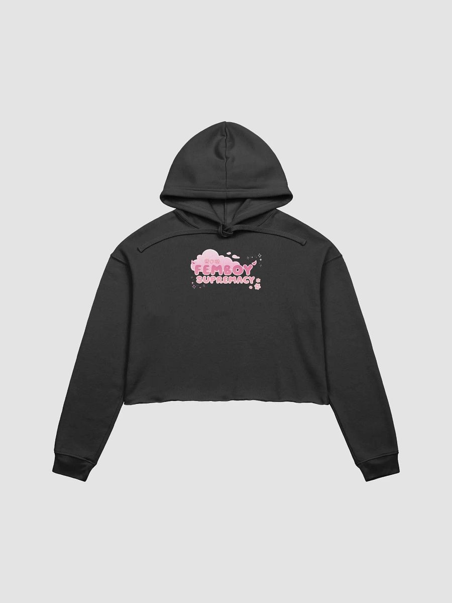 Pink Femboy Supremacy Cropped Hoodie product image (1)
