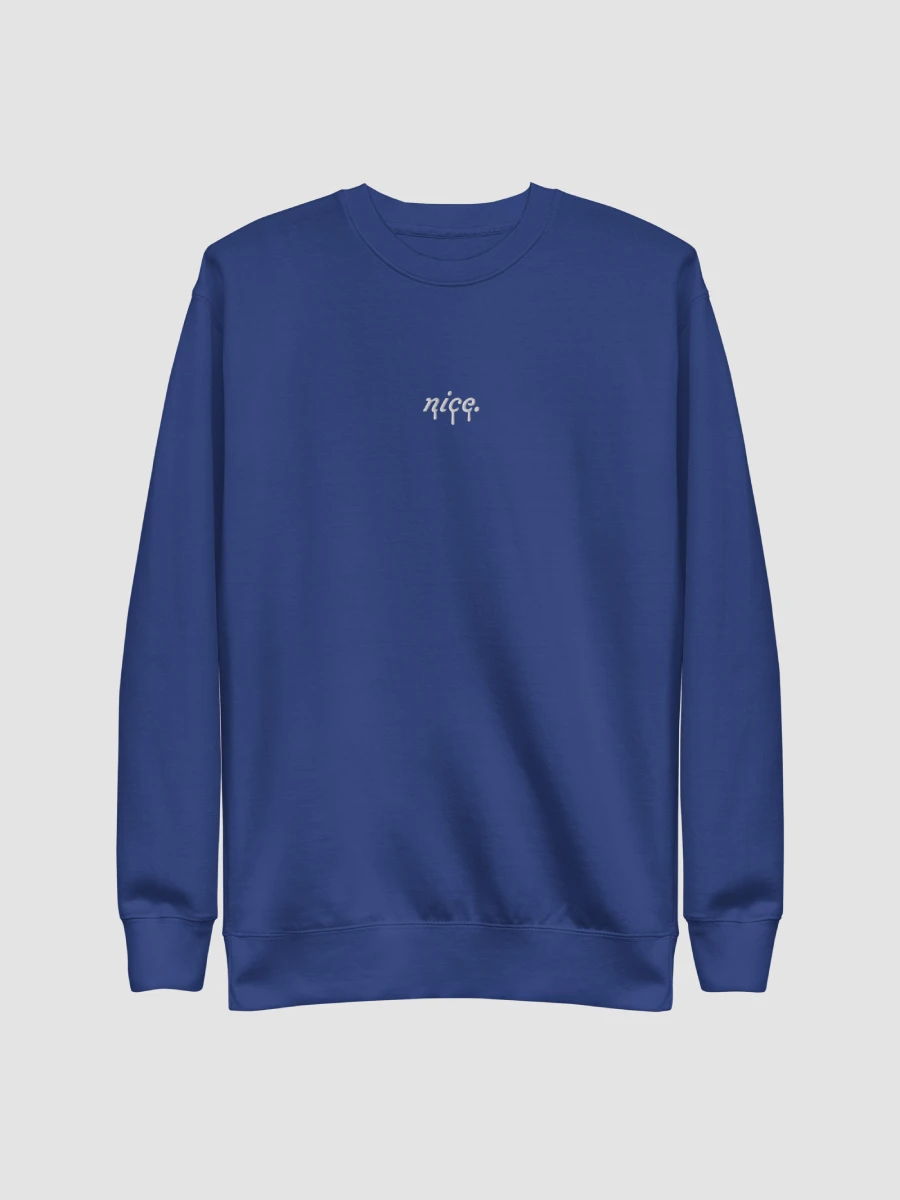 Premium 'Nice.' Drip Sweatshirt (Blue) product image (10)
