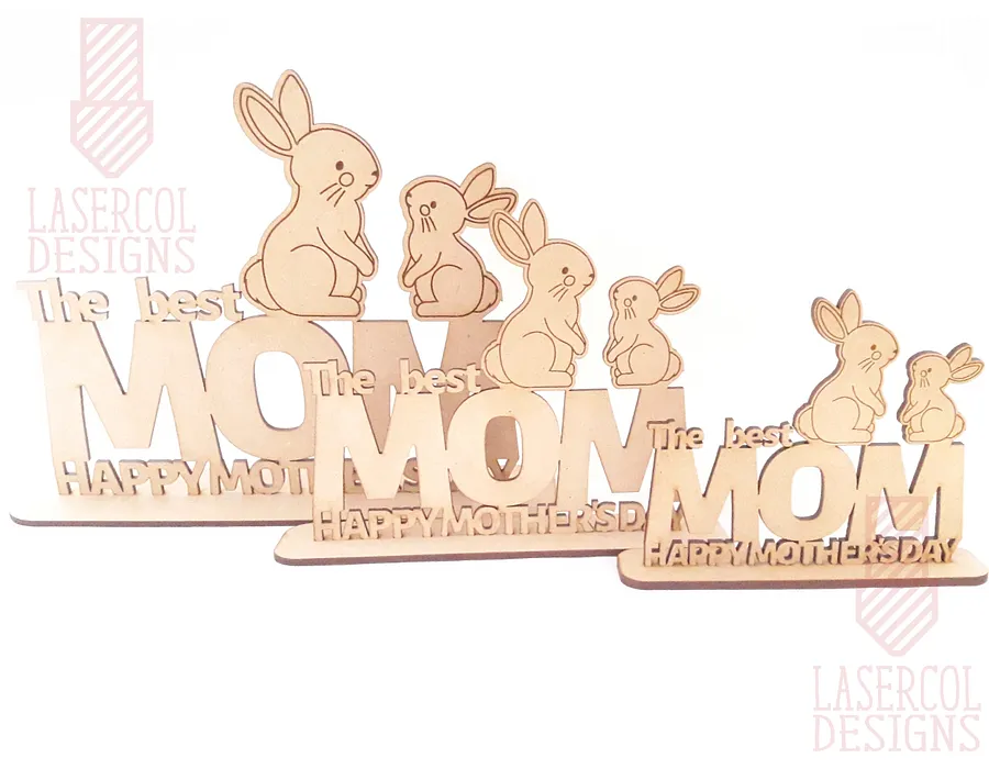 Mother's Day Gift Plaque (Three Sizes) Set 4 - Laser Cut Files product image (10)