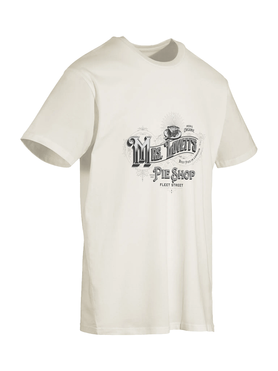 Mrs. Lovett’s Pie Shop T-Shirt – AS Colour Unisex Premium Tee for Sweeney Todd & Broadway Fans product image (13)