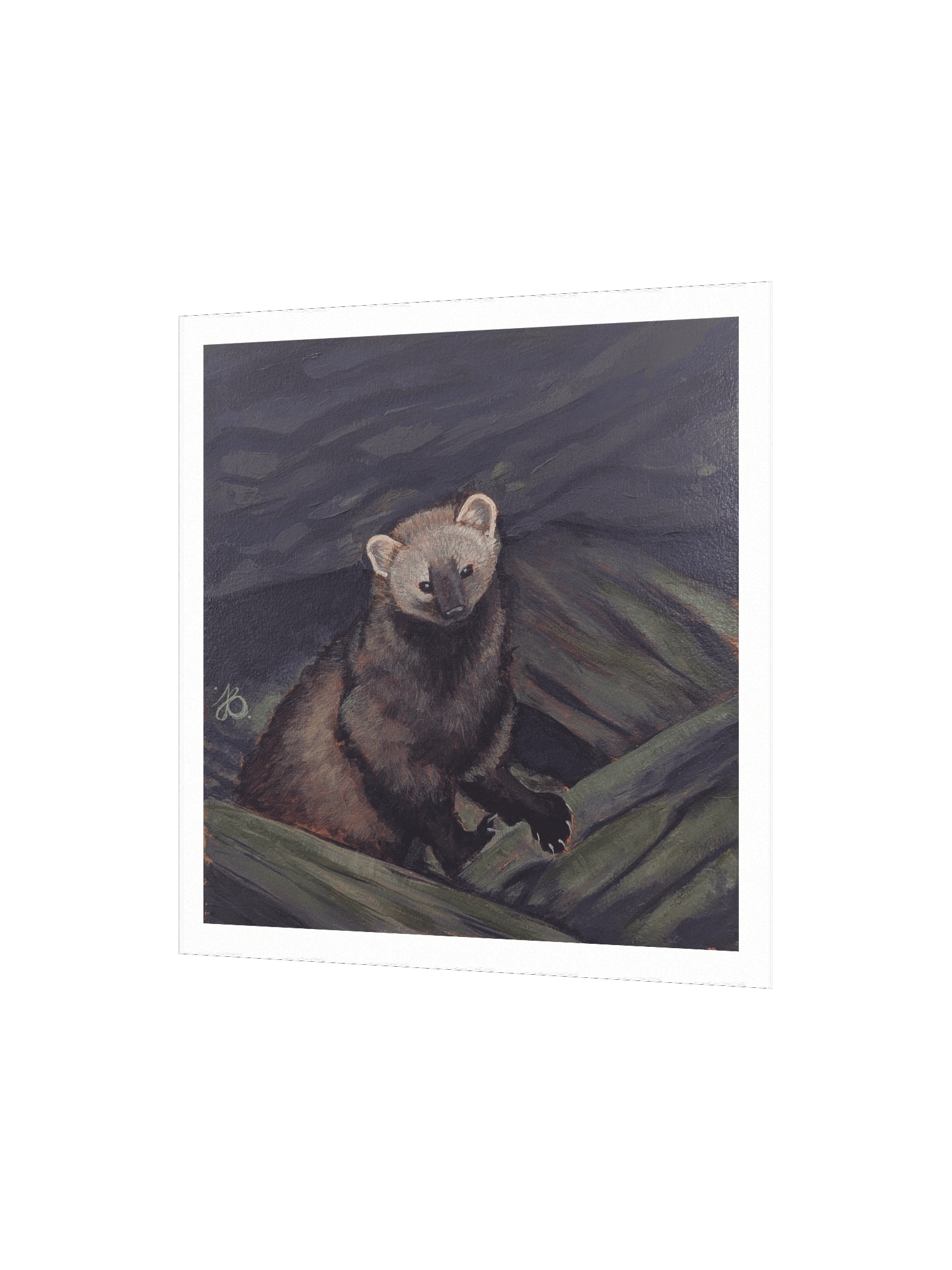 Shy Fisher Cat — Premium Matte Poster product image (4)