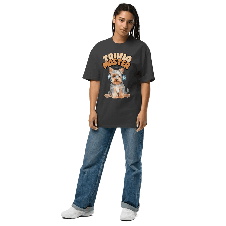 Yorkie Trivia Master Faded T-Shirt product image (6)