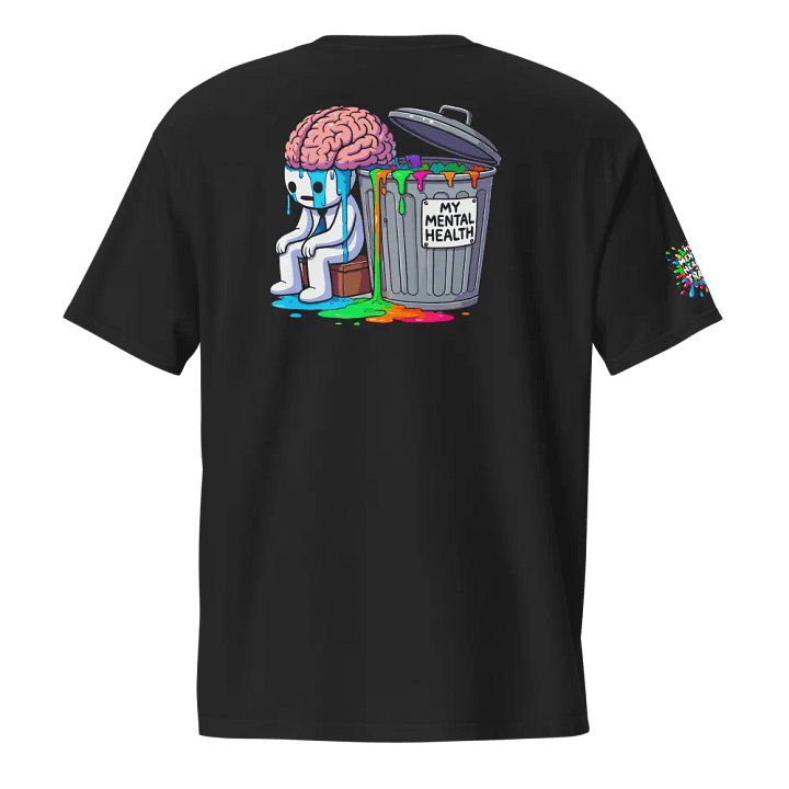 My Mental Health Is Trash Pocket Tee product image (1)