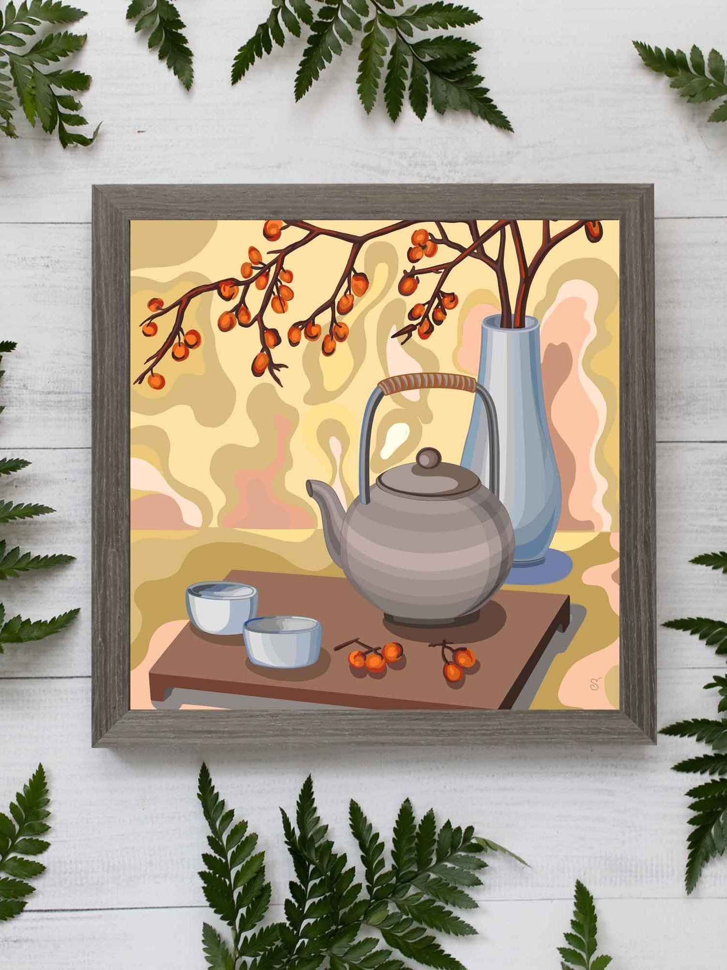 Berries and Brew Canvas Art - Coffee Shop No. 1 product image (117)